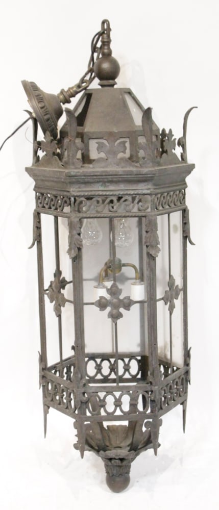 Antique Bronze Hanging Fixture (1 of 11)