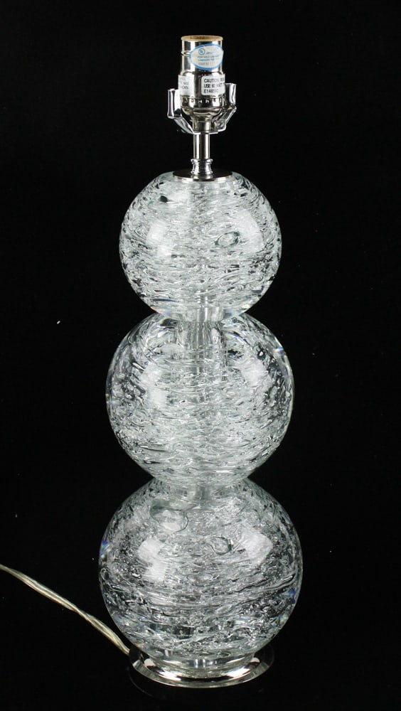 Vaughan Heavy Glass Table Lamp (1 of 6)