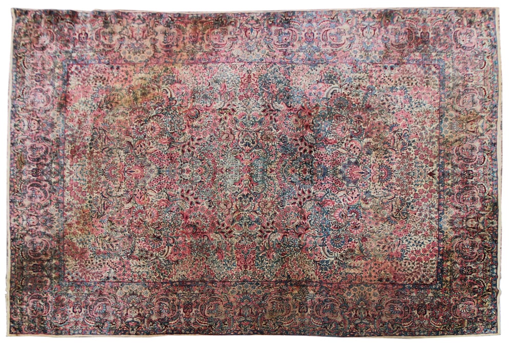Antique Persian Lavar Kerman Rug (1 of 7)