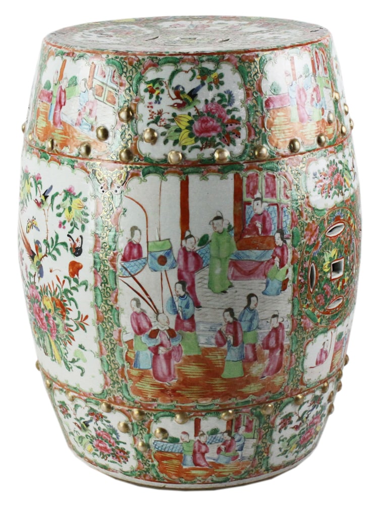 19th/20thC Rose Medallion Garden Seat (1 of 8)