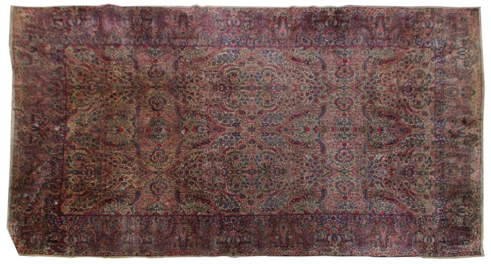 Antique Persian Lavar Kerman Rug (1 of 13)