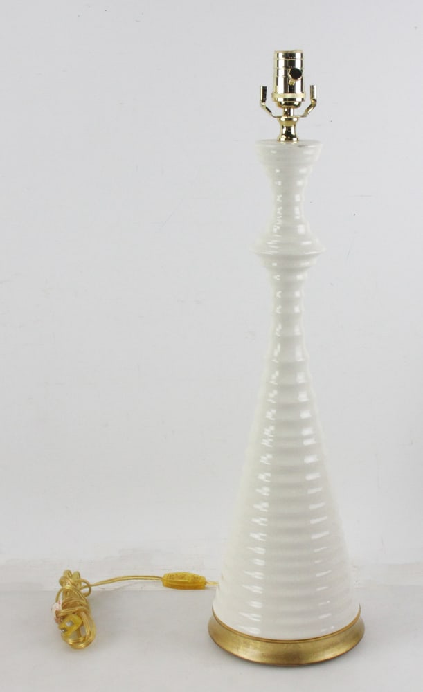 Hwang Bishop Designs Table Lamp: Hwang Bishop Designs/Felicia Bishop table lamp, 28" H (to top of socket). Provenance: Cohasset, Massachusetts collection.