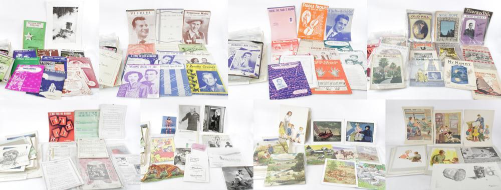 Assorted Ephemera, Sheet Music, Some Autographed (1 of 20)