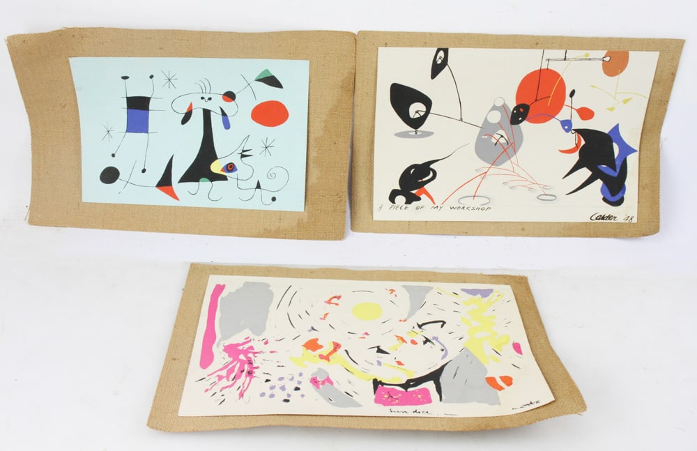 Prints on Canvas, One Signed Calder 48 (1 of 12)