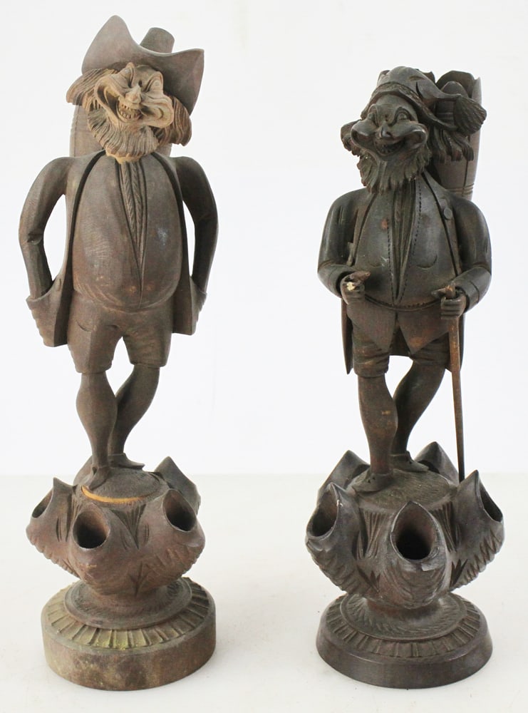 Two 19thC Black Forest Figures (1 of 9)