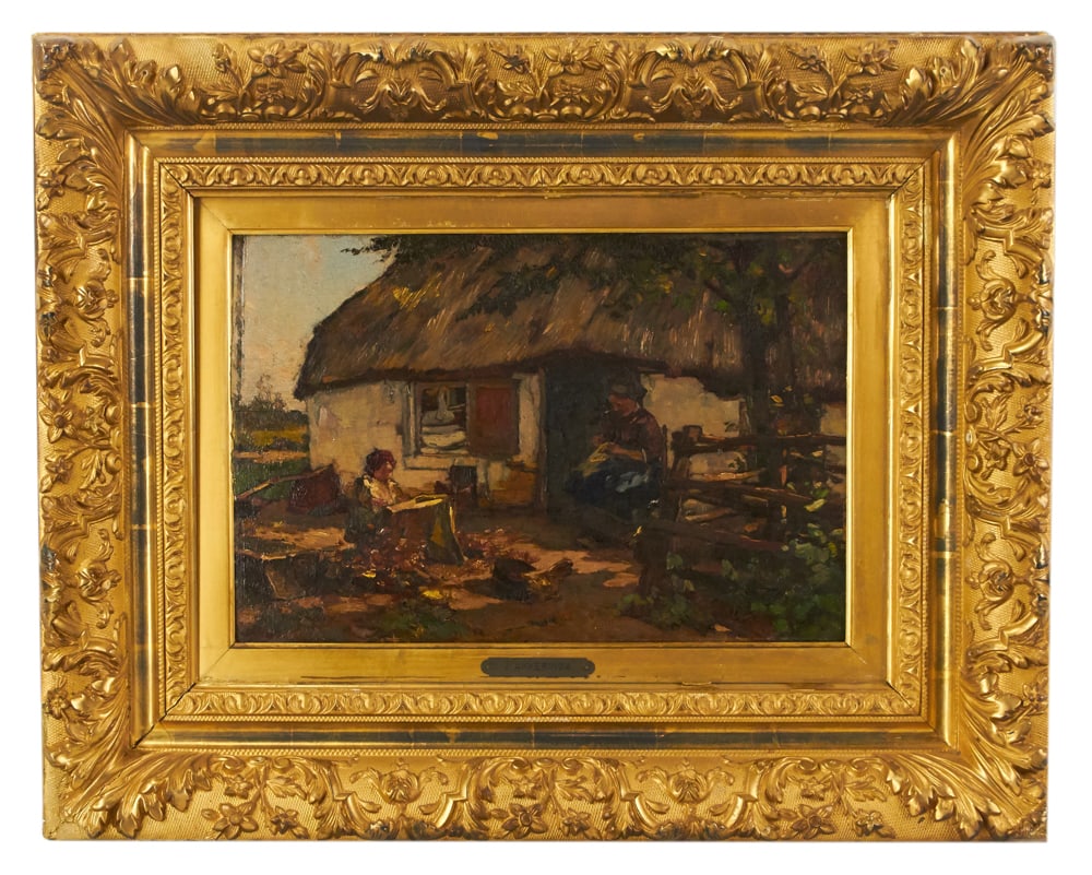 Johannes Akkeringa, Mother and Child in Farmyard (1 of 10)