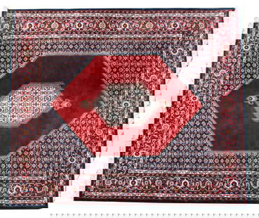 Fine Indo Ferrahan Sarouk Rug: Fine Indo Ferrahan Sarouk rug, 10' 1" x 7' 10". Provenance: Middleton, Massachusetts collection.