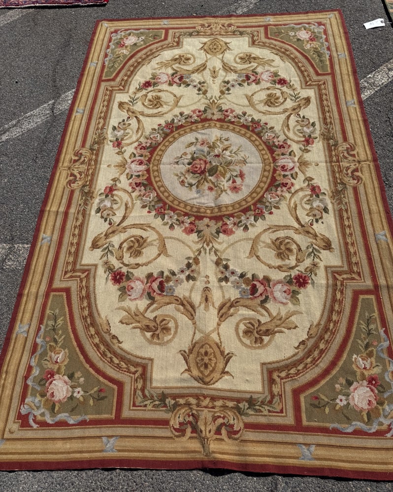 French Aubusson Needlepoint Rug (1 of 3)