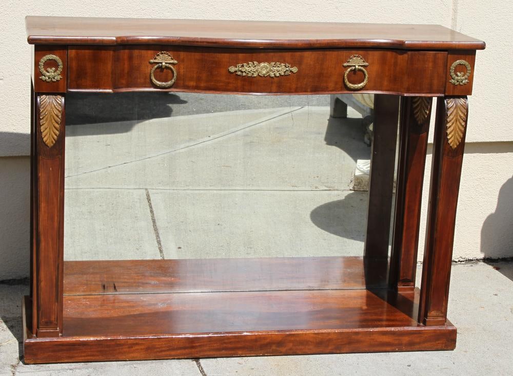 20thC French Empire Style Mahogany Pier Table (1 of 10)