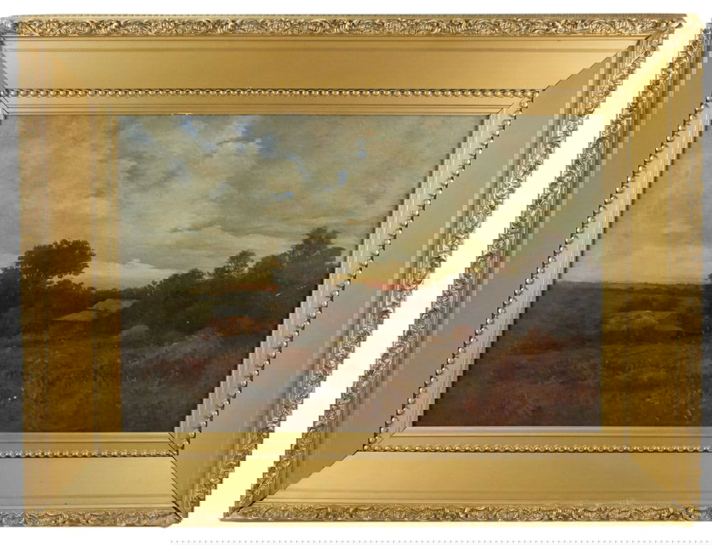 European Farm Scene, Oil on Canvas (1 of 9)