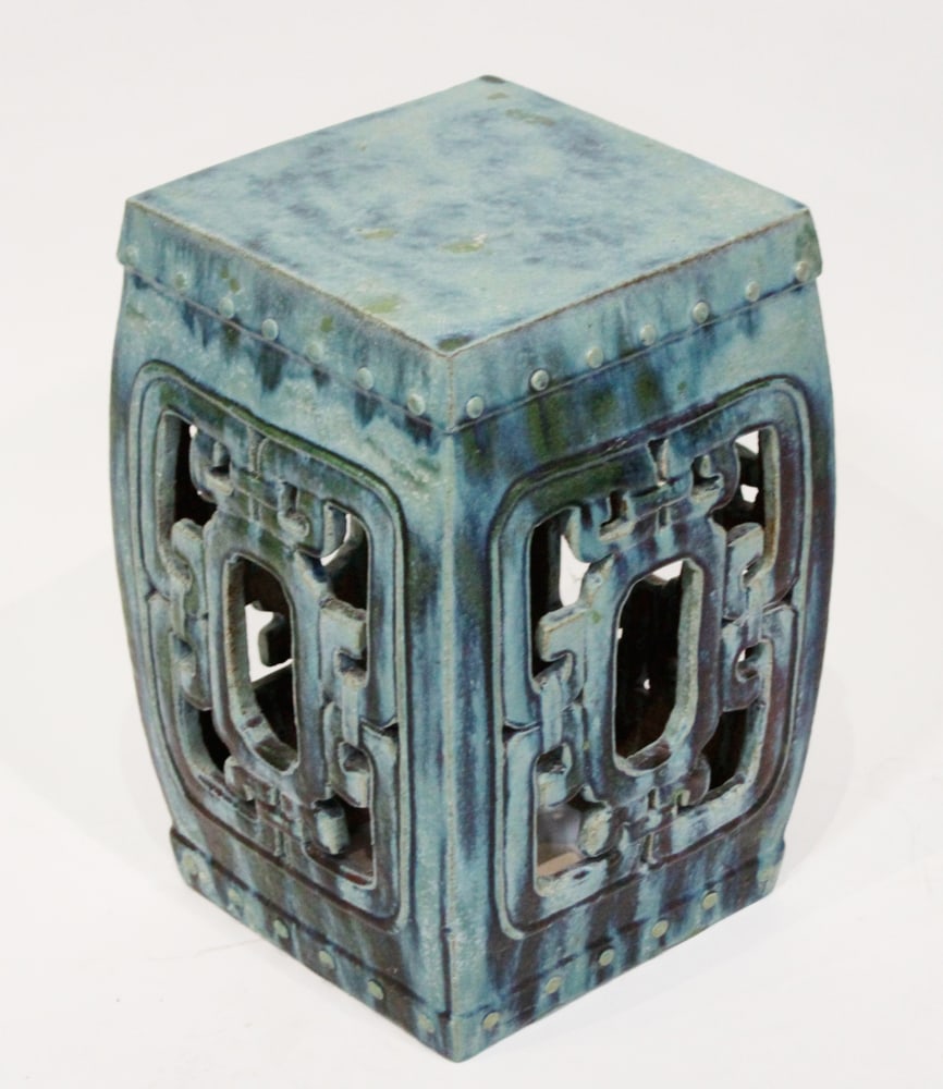 Chinese Glazed Pottery Garden Seat (1 of 5)