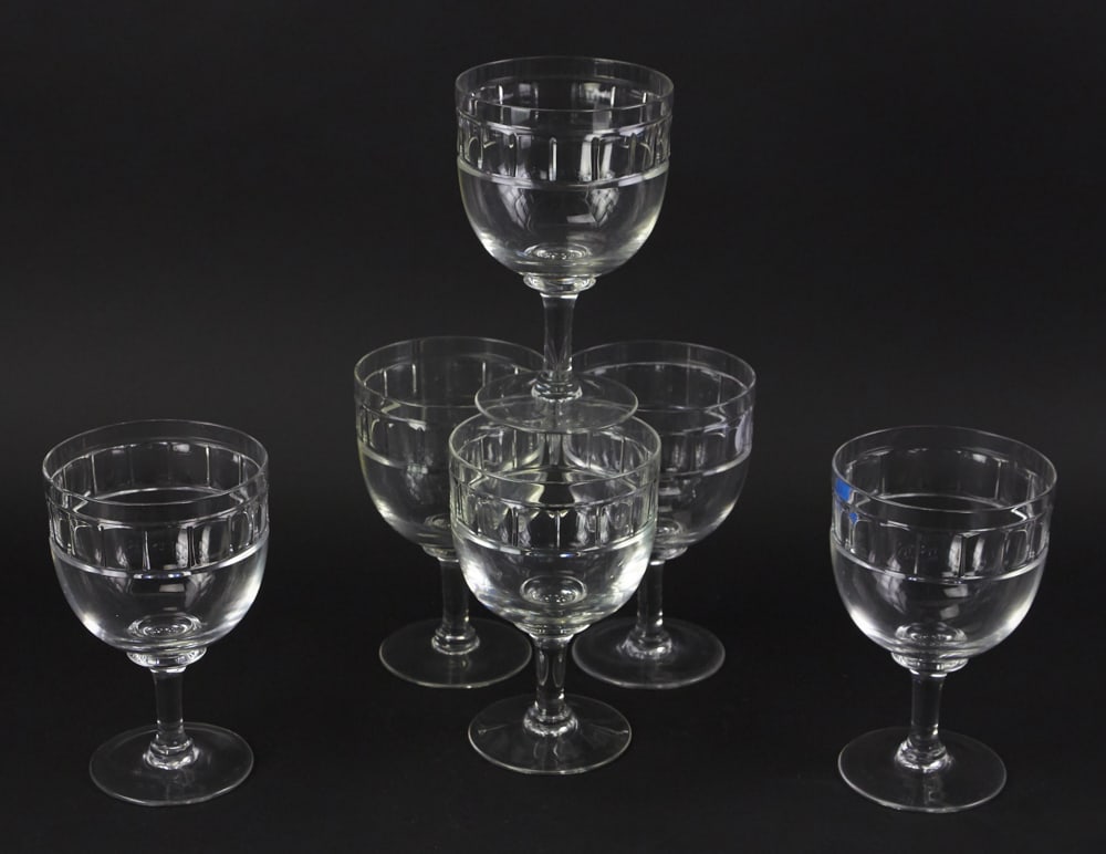 William Yeoward "Coco" Cut Crystal Goblets (1 of 8)
