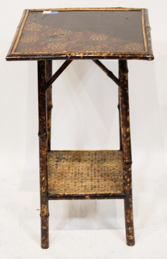 19thC Bamboo Occasional Table (1 of 6)