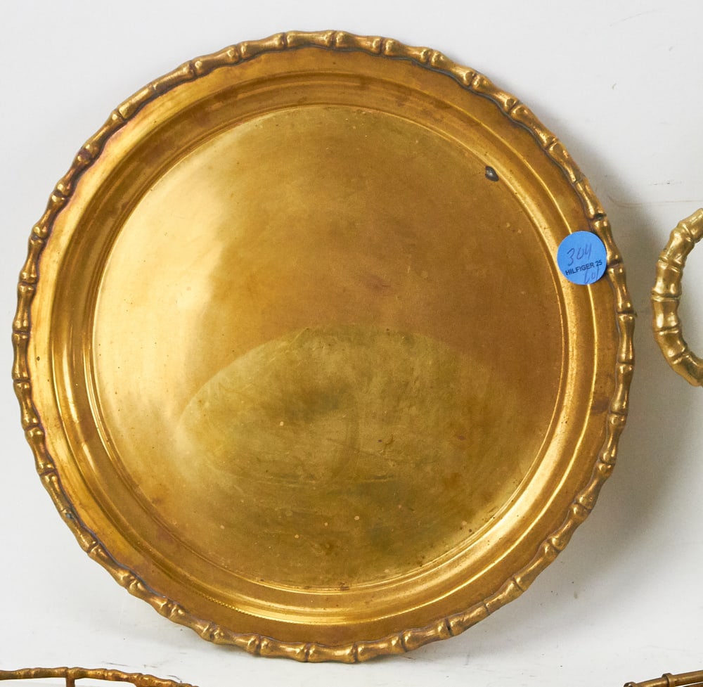 Assorted Brass Trays (1 of 3)