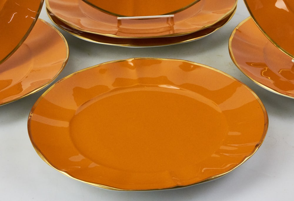 Anna Weatherley Portugal Dinner Plates, Orange (1 of 4)