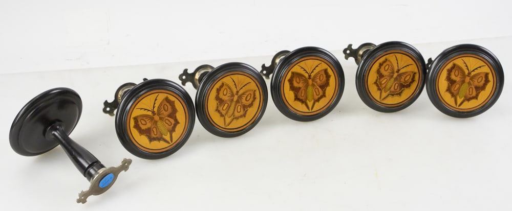 Fine Inlaid Butterfly Curtain Tie-Backs (1 of 8)