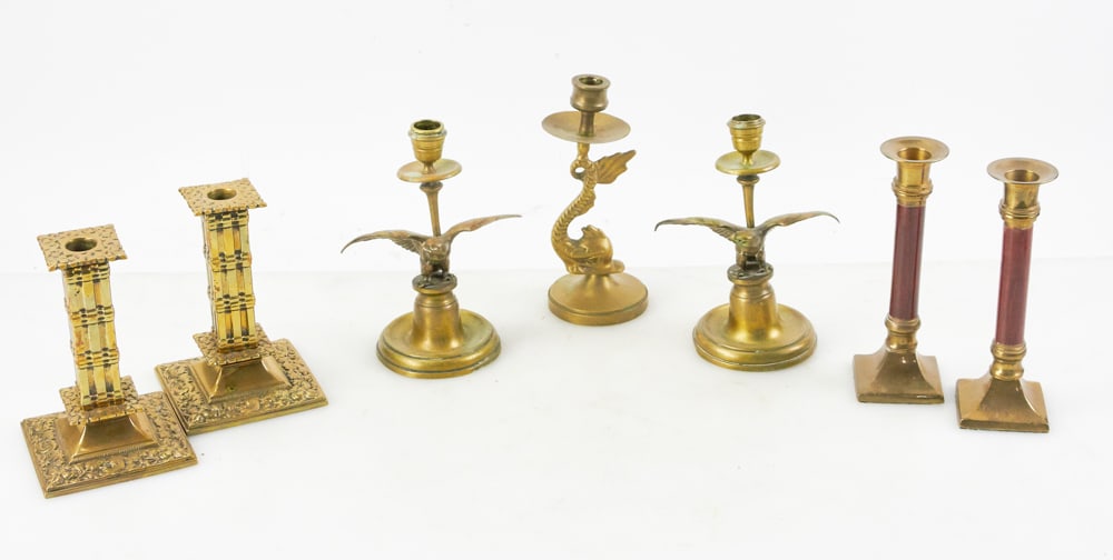Assorted Brass Candlesticks (1 of 13)