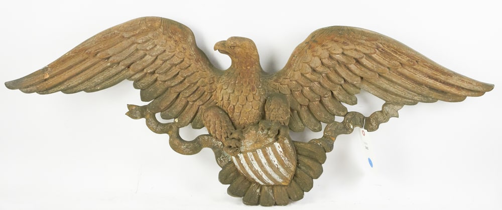 Vintage Cast Resin Eagle (1 of 1)