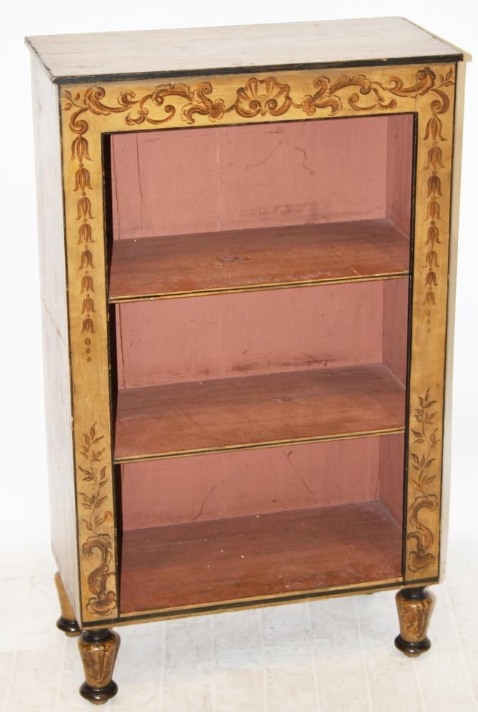 Antique Painted Bookcase (1 of 7)