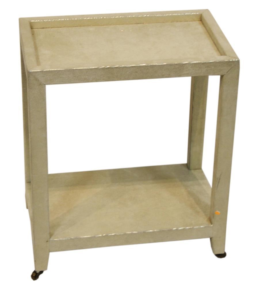 Karl Spring Style Side Table on Casters (1 of 6)