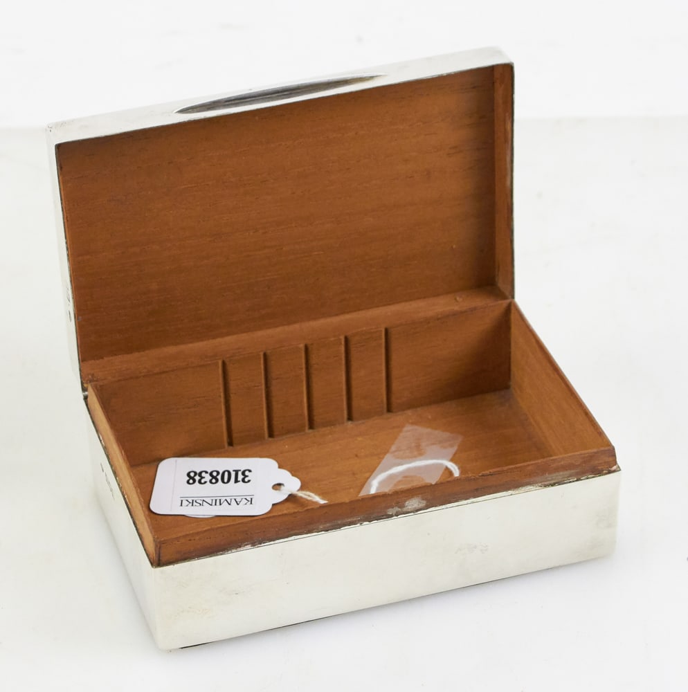 English Sterling Hythe Golf Club Cigar Box, 1900 (1 of 9)