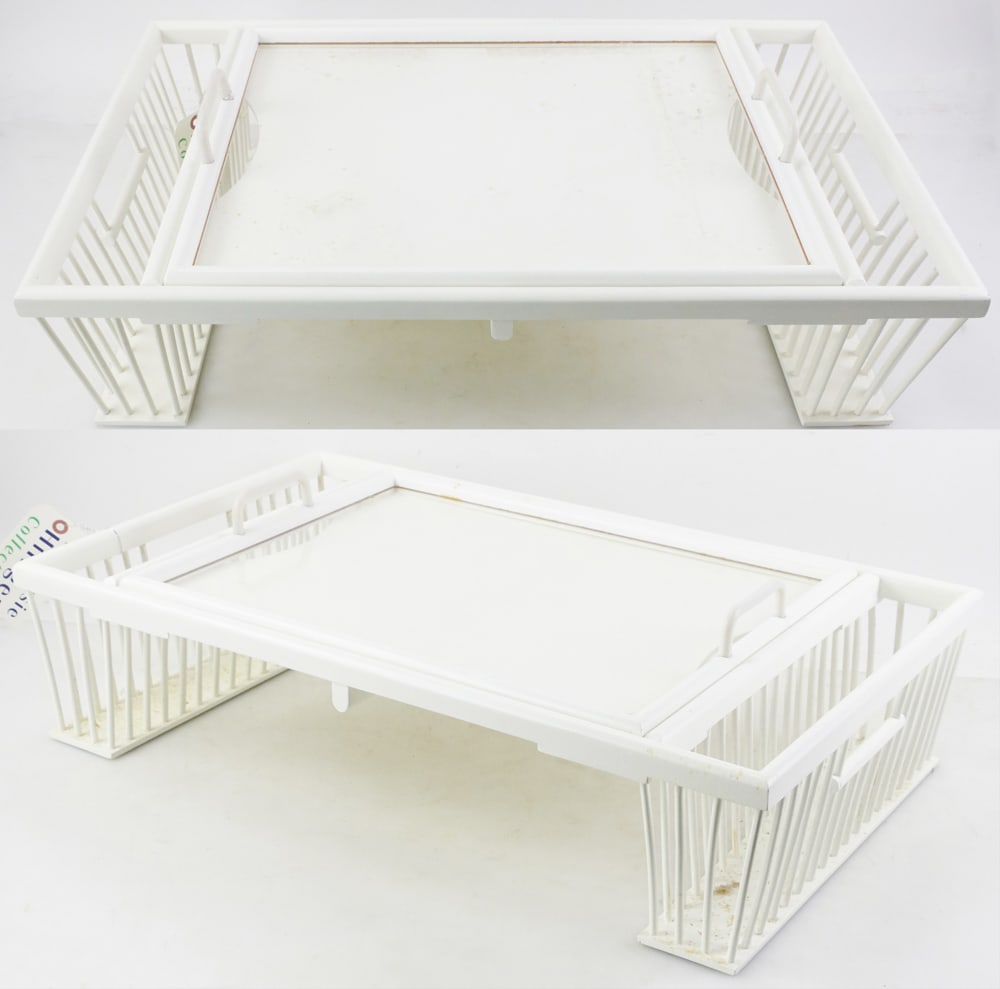 Two Painted White Bed Trays (1 of 17)