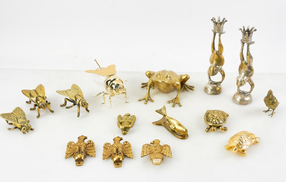 Bees, Frogs, Bird, Eagles, and Turtles: Bees, frogs, bird, eagles, and turtles. Provenance: The Susie Hilfiger Collection.