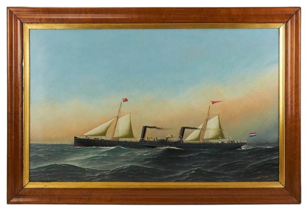 A. Jacobsen, Paddle Steamer "Heinrich Heister" (1 of 10)