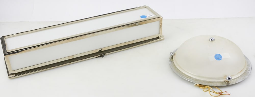 Chrome Ceiling Fixture, Round Ceiling Fixture (1 of 12)