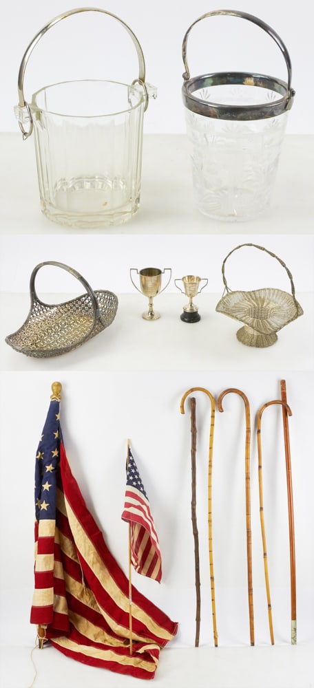 Silverplate and Sterling Serving Pieces, Ice Bucket (1 of 18)