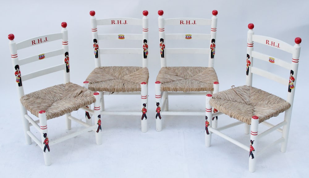 Painted Children's Chairs (1 of 9)