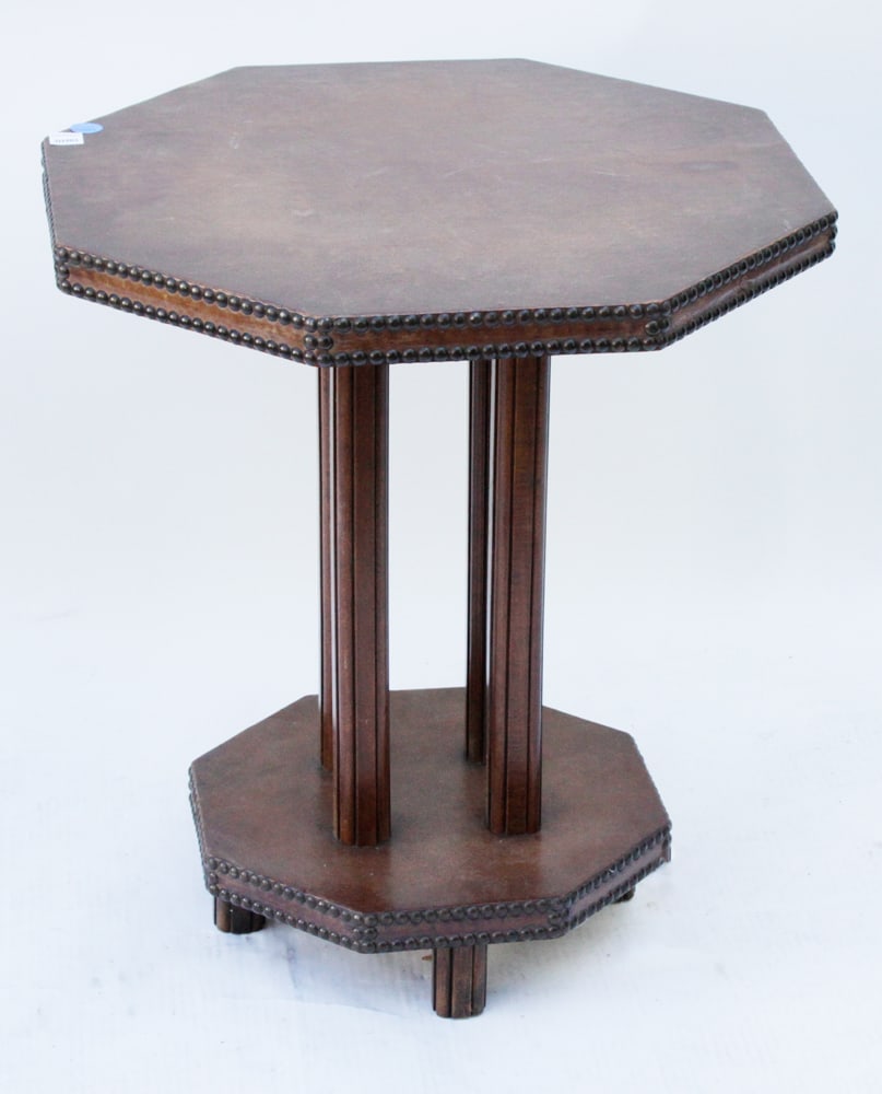 Vintage Octagonal Side Table (1 of 7)