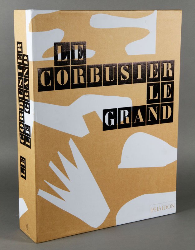 Le Corbusier, "Le Grand" Book: Le Corbusier, "Le Grand" book, large format hardcover, 768 pp, 16 1/2" x 12 5/8", 1000 color, 1000 black and white images in slipcase with volume of English translation, English Edition, published 200