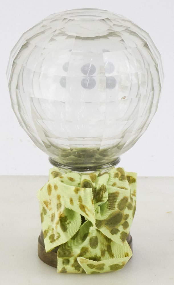 Crystal and Brass Newel Post Finial (1 of 7)