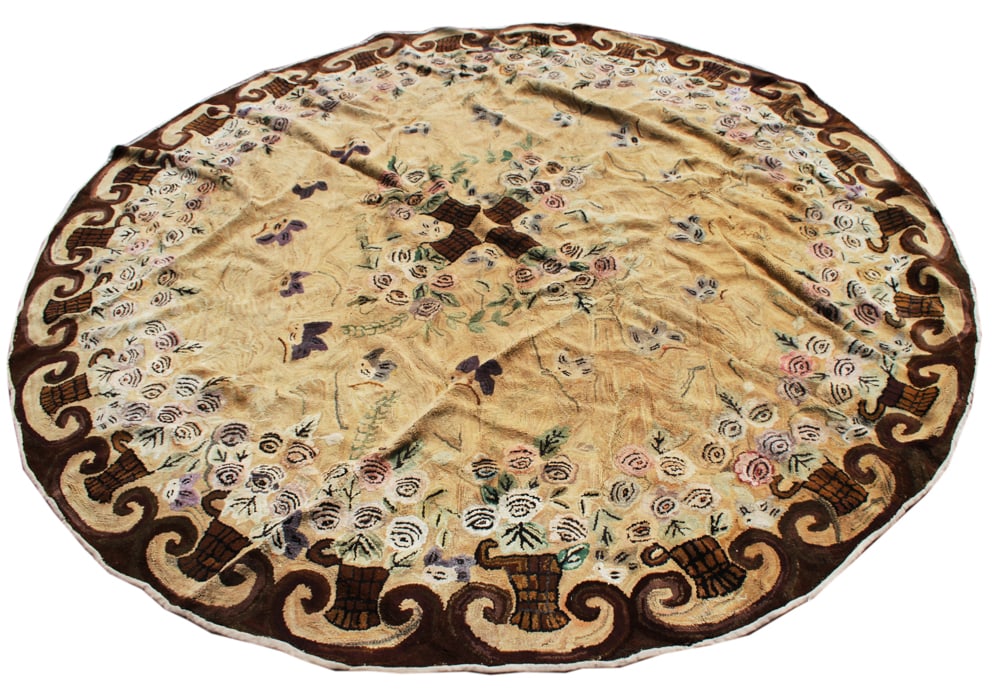 Antique New England Hooked Rug (1 of 5)