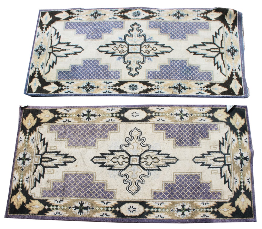 Pair of Chinese Rugs: Pair of Chinese rugs, 6' 1" x 3' 1". Provenance: The Susie Hilfiger Collection.
