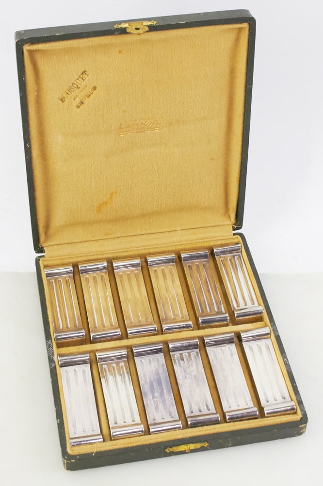 Christofle Silverplate Knife Rests in Original Box (1 of 9)