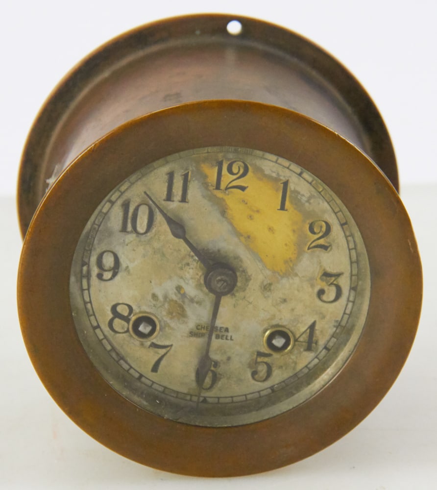 Chelsea Ship's Bell Brass Clock (1 of 9)