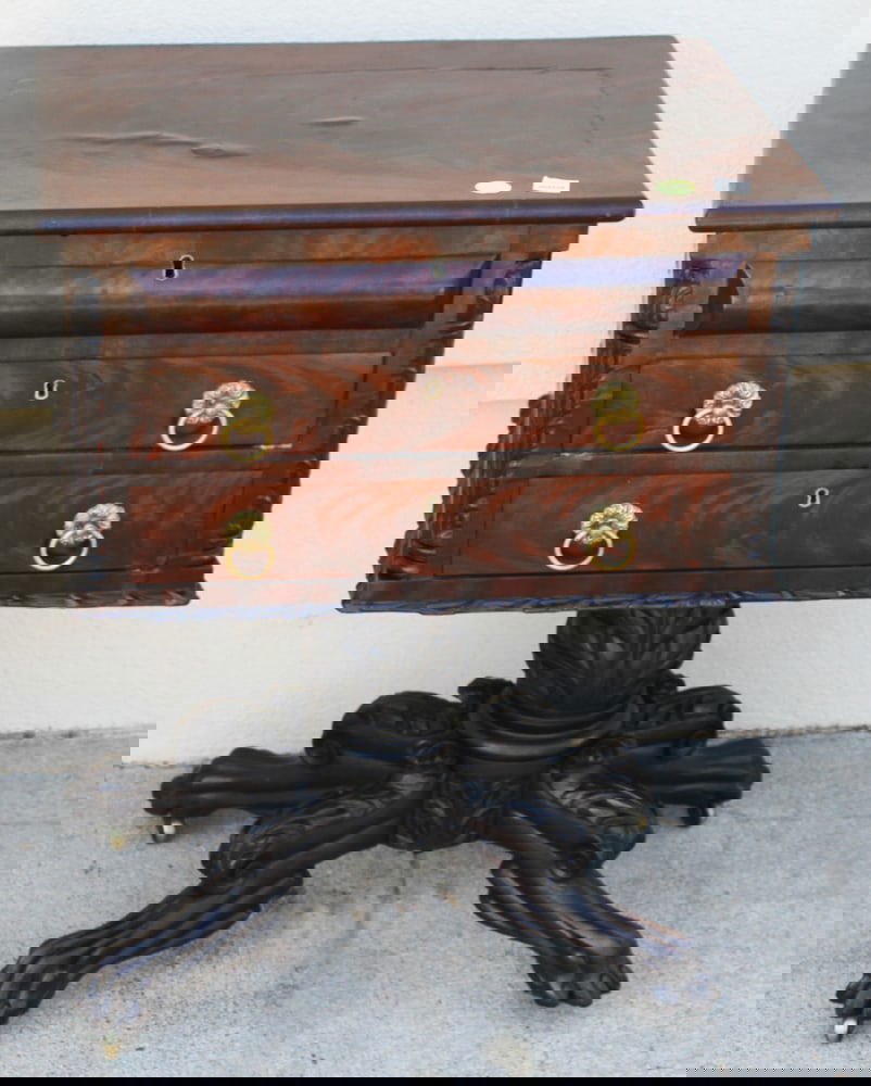 19thC New York Classical Mahogany Stand (1 of 13)