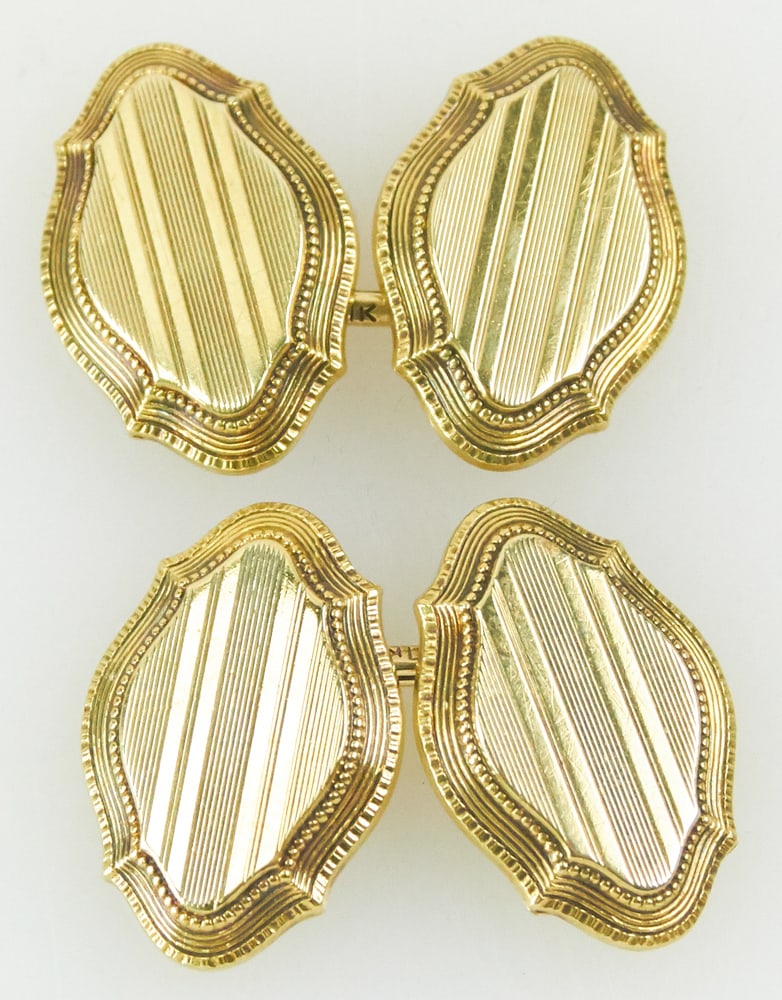 Pair of 14k Yellow Gold Cufflinks (1 of 7)