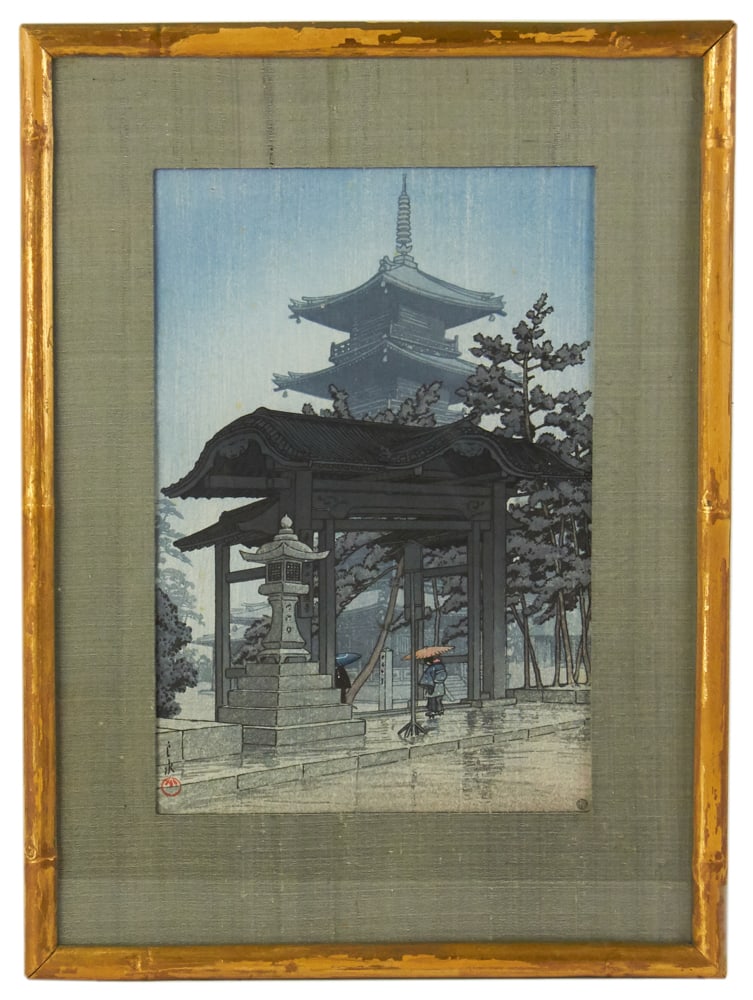 Kawase Hasui, "Zensetsu Temple", Print (1 of 14)