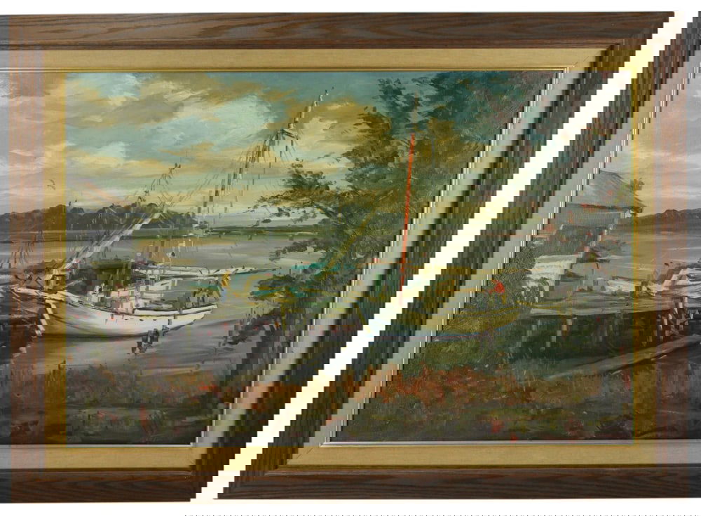 Charles Stepule, Annisquam River View, Oil on Canvas (1 of 7)