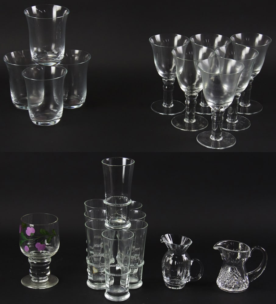 Assorted Hand-Blown Glassware (1 of 20)