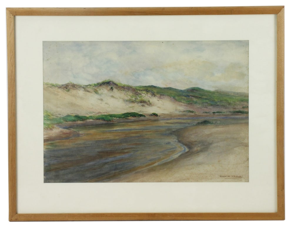 Hendricks Hallett, Provincetown Dunes, Watercolor (1 of 7)