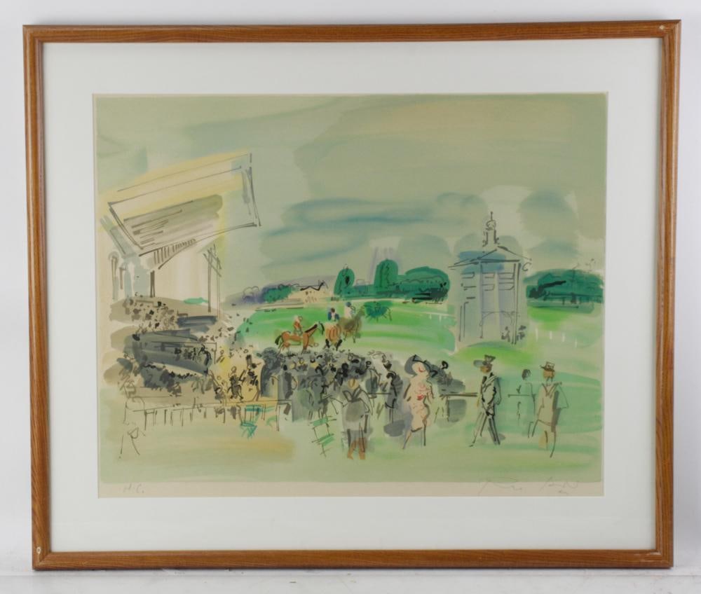 Dufy, Horse Race, Lithograph in Colors (1 of 10)