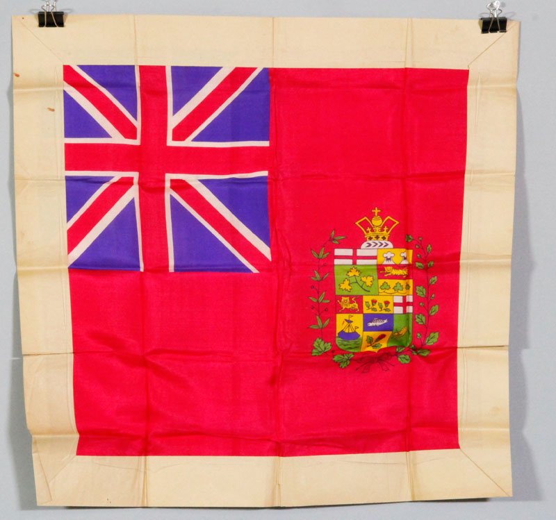 Old National Flag: Old National flag, 25" x 26".