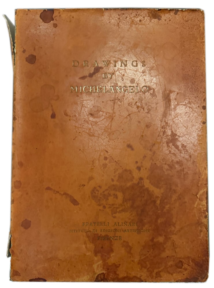 FOLIO SIZED BOOK, DRAWINGS OF MICHELANGELO (1 of 8)