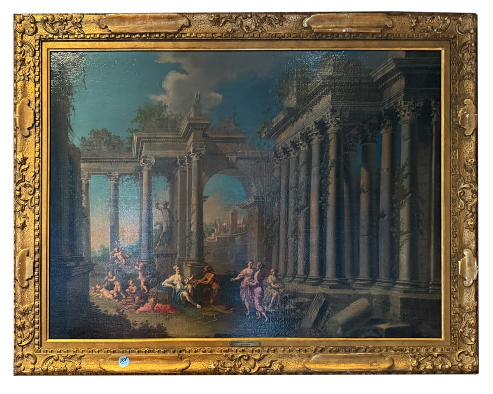 ATTRIBUTED TO GIOVANNI GHISOLFI, BACCHUS, OIL ON CANVAS (1 of 4)