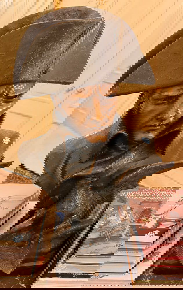 FRENCH BRONZE BUST OF THE EMPEROR NAPOLEON (1 of 2)