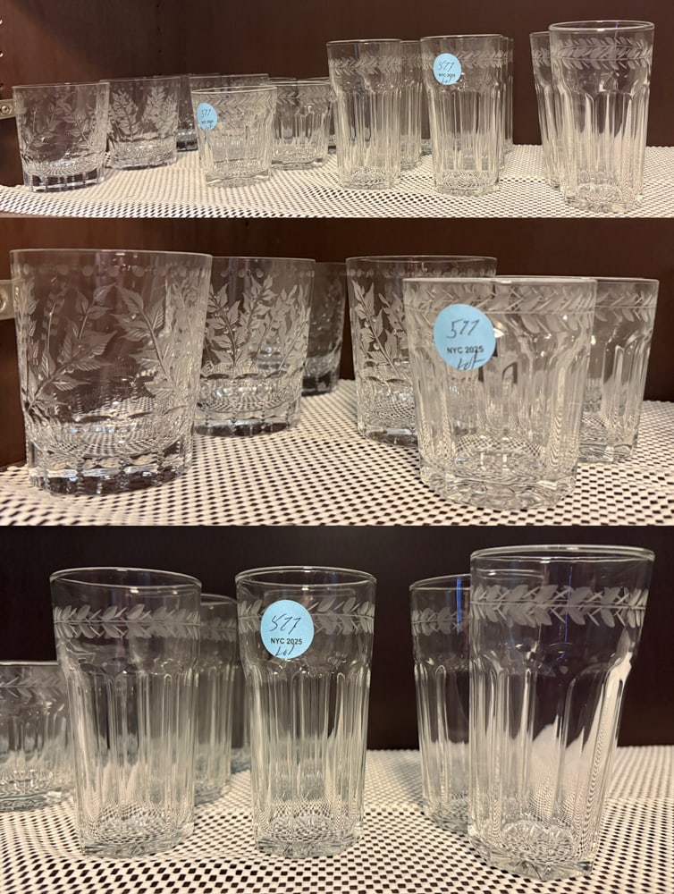 CUT GLASSWARE (1 of 3)